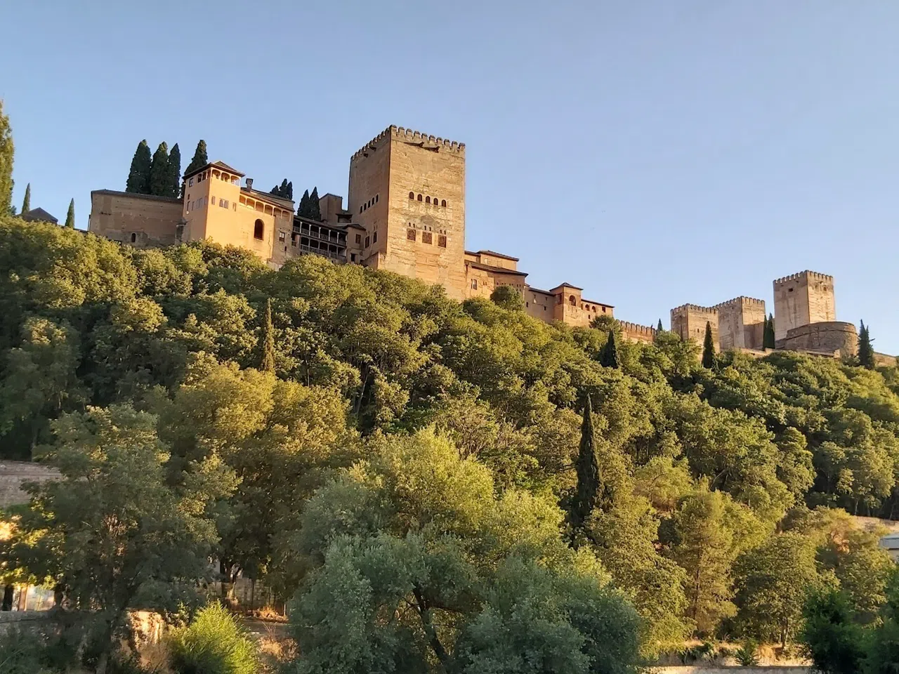 Climbing the Cuesta del Chapiz Before Granada Wakes